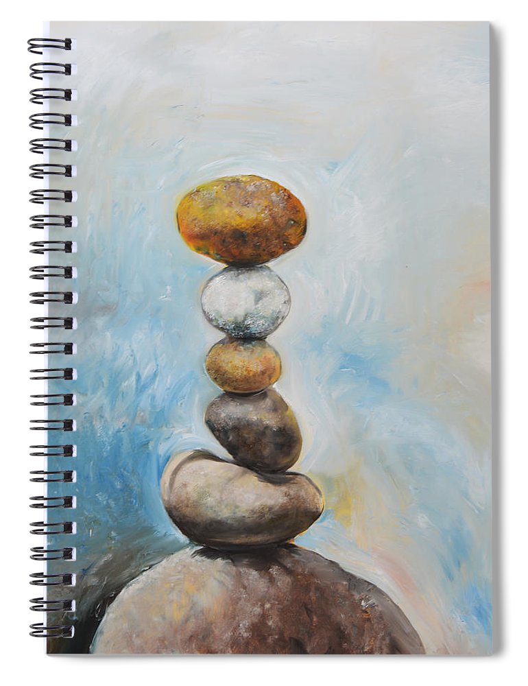 Balanced Path - Spiral Notebook